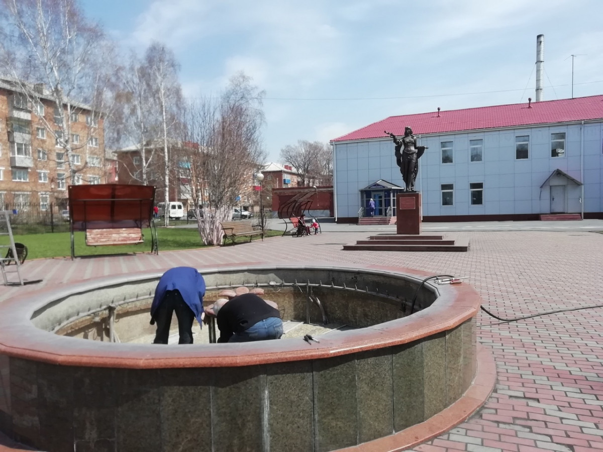 Городской фонтан Прокопьевск