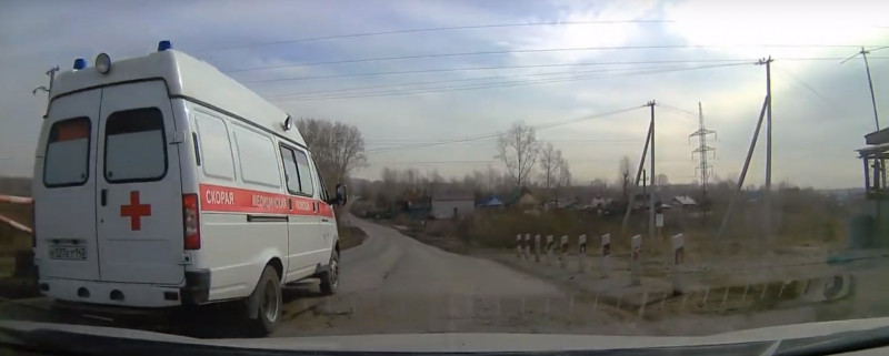 В Кузбассе водитель "скорой помощи" оштрафован за нарушение ПДД