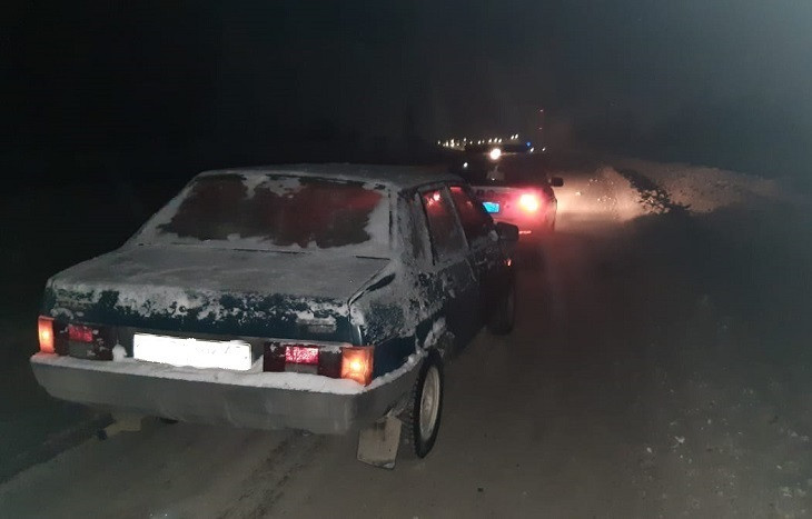 Автоледи из-за бензина застряла на трассе «Ленинск-Кузнецкий – Прокопьевск – Новокузнецк»