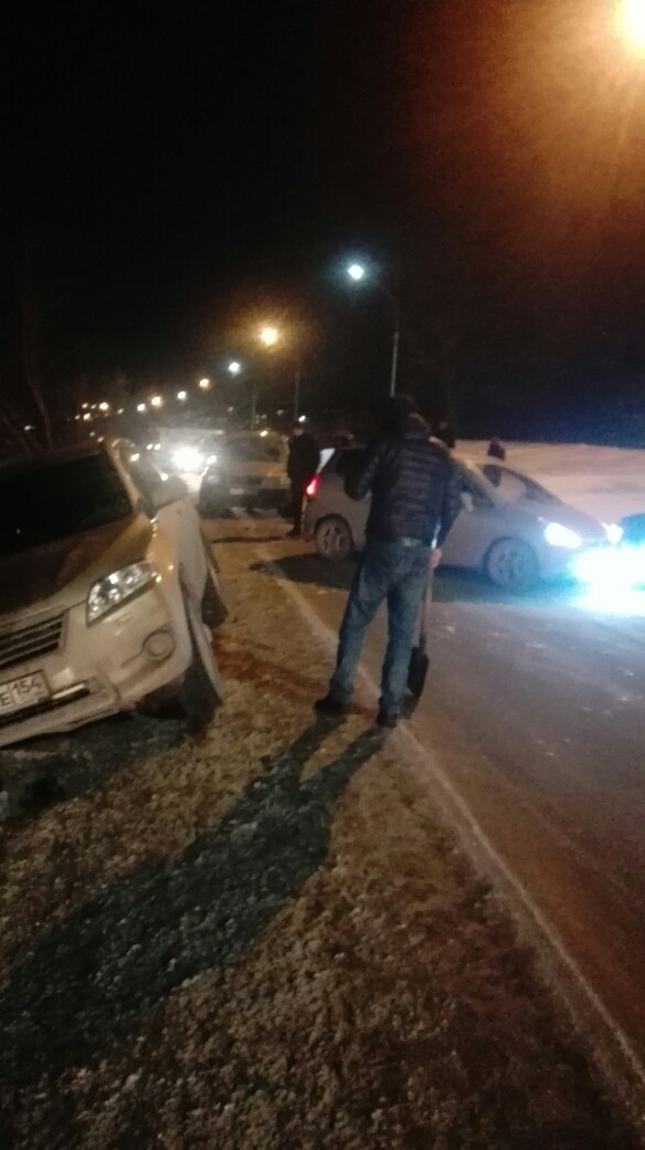 ДТП в Прокопьевске: столкнулись 4 автомобиля