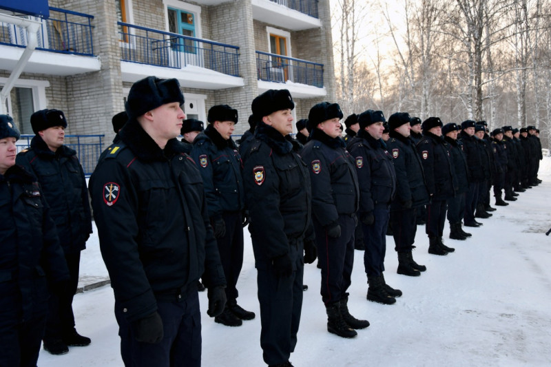 Сводный отряд полиции Кузбасса отправился в служебную командировку на Северный Кавказ