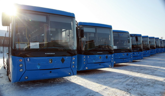Прокопьевск получил четыре новых автобуса