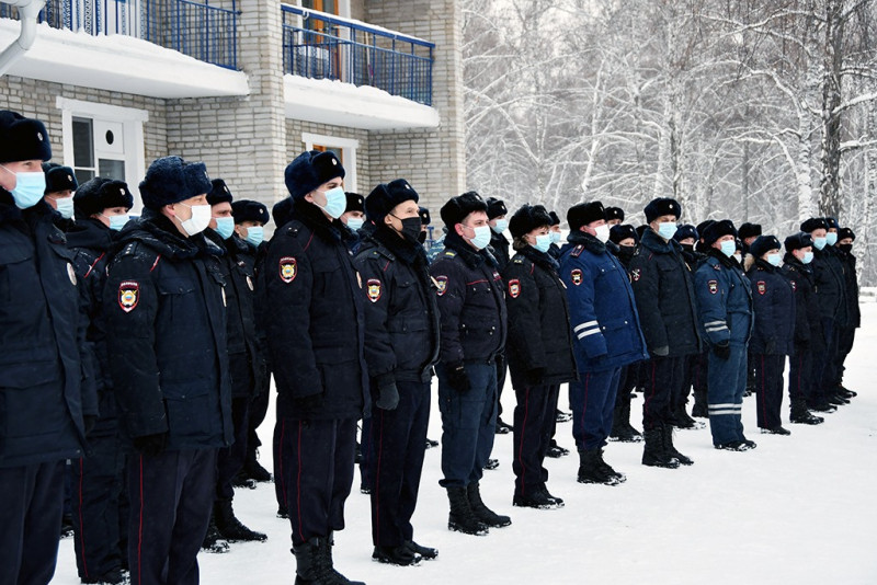 Сводный отряд полиции Кузбасса отправился в командировку на Северный Кавказ