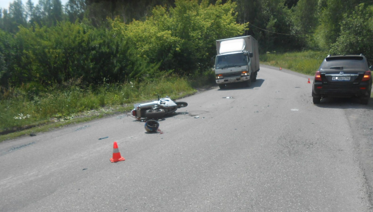 В Прокопьевске в ДТП погиб мотоциклист