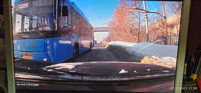 Очевидцы помогли привлечь за нарушение водителя автобуса