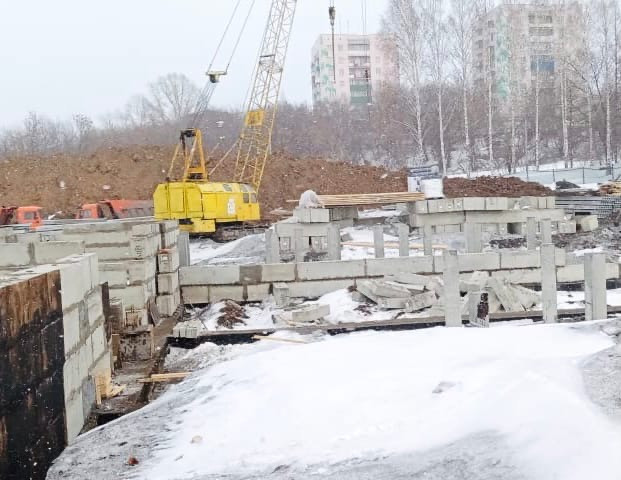 В Прокопьевске залит фундамент под новый детский сад