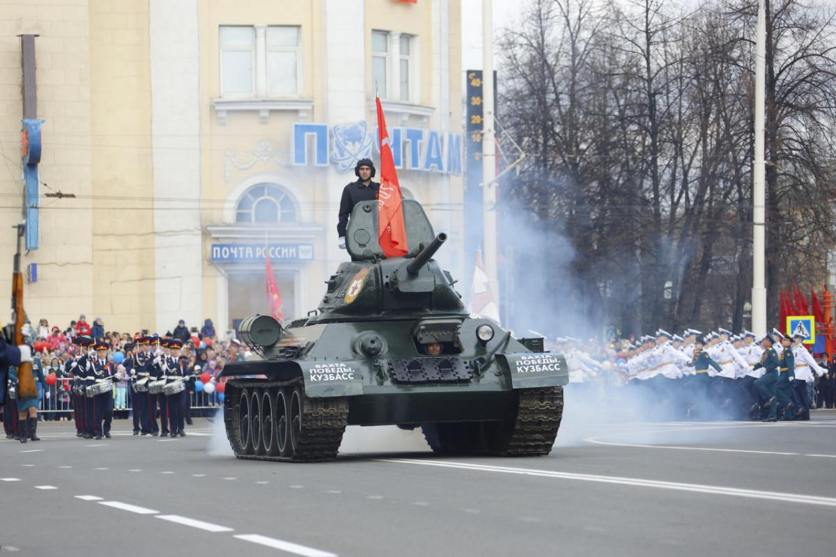 В день Победы в трех городах Кузбасса пройдут торжественные марши