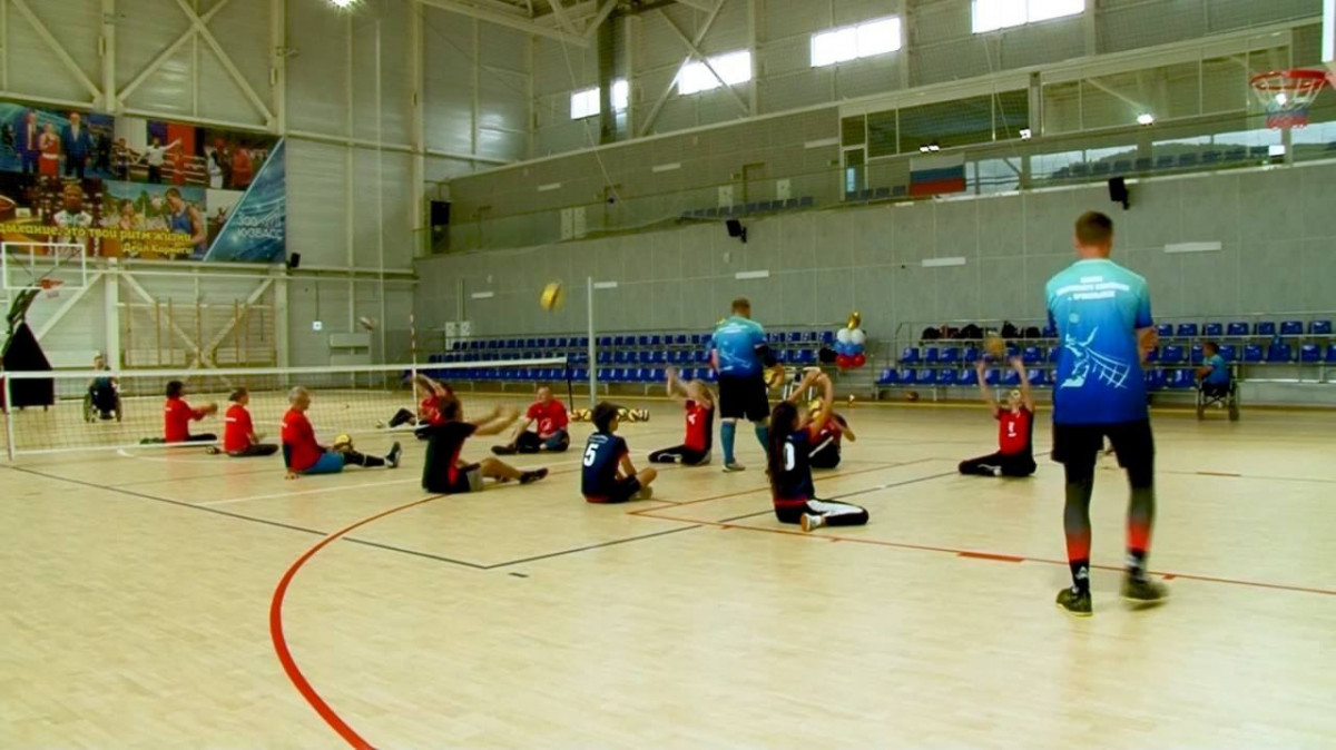 Рубиконовцы провели выездной мастер-класс по адаптивному волейболу