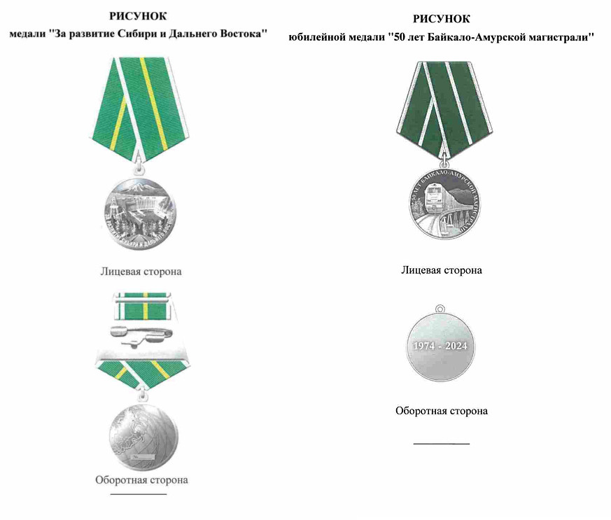 В России появилась медаль "За развитие Сибири и Дальнего Востока"
