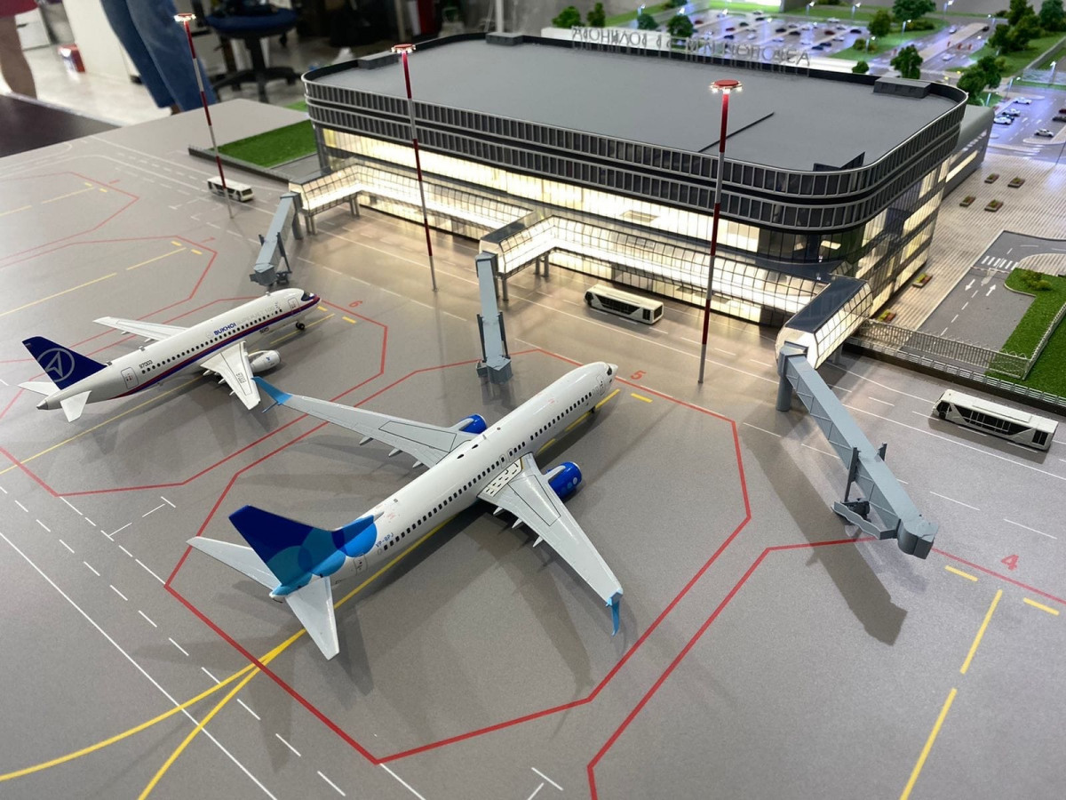 В аэропорту Спиченково представили макет нового терминала