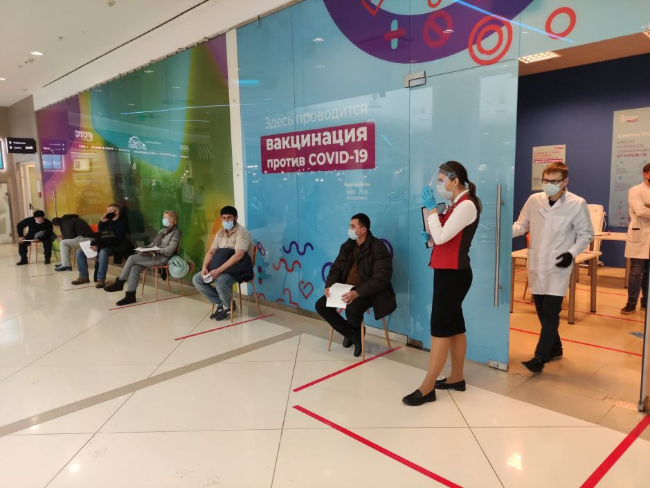 В Кузбассе возобновили работу пункты вакцинации в ТЦ