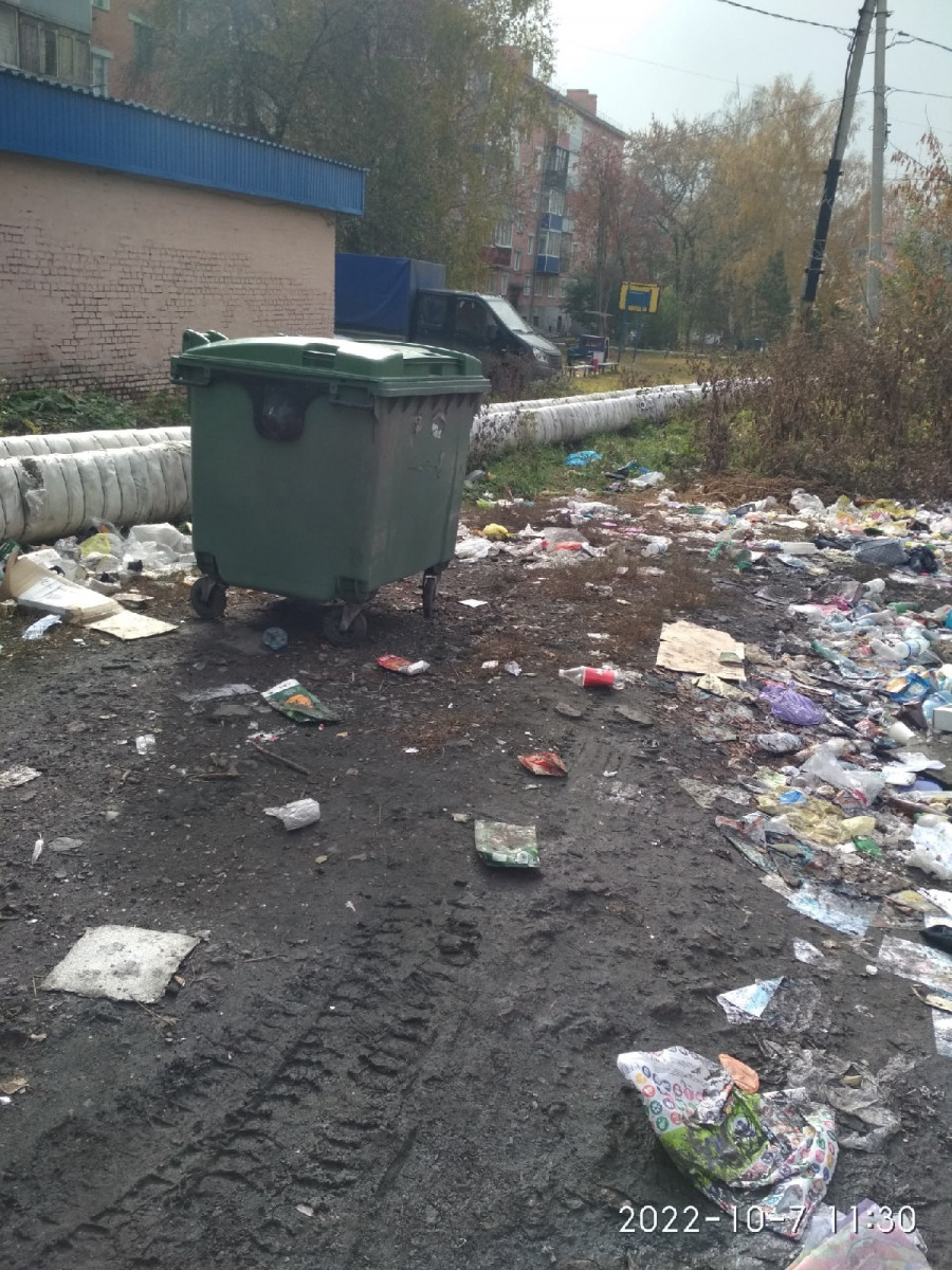 В Прокопьевске обнаружена "самая мусорная" площадка