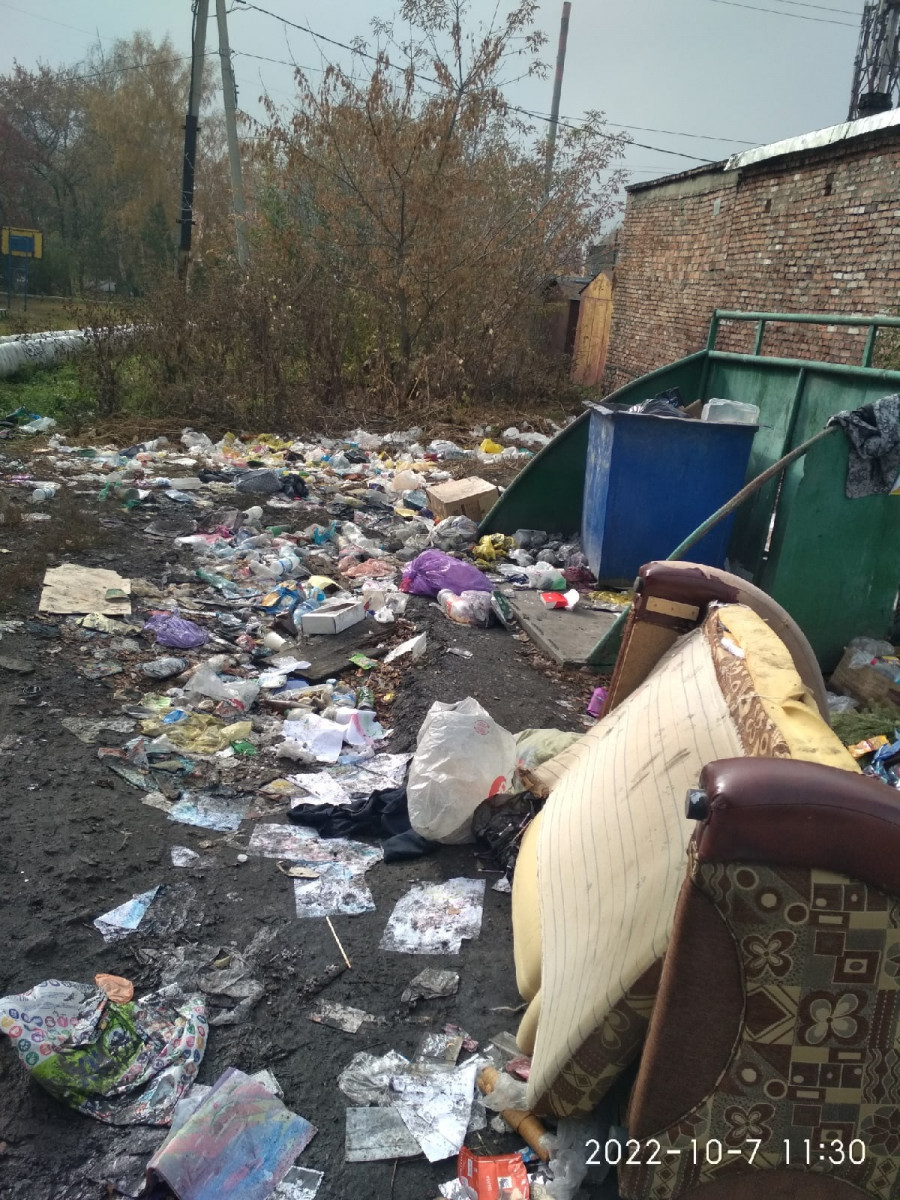 В Прокопьевске обнаружена "самая мусорная" площадка