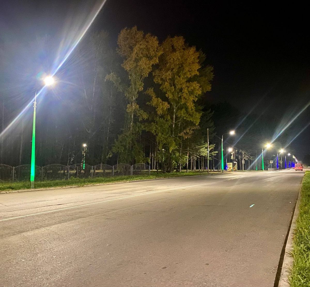 В Кузбассе 74% от общего объёма уличного освещения переведено на светодиодное