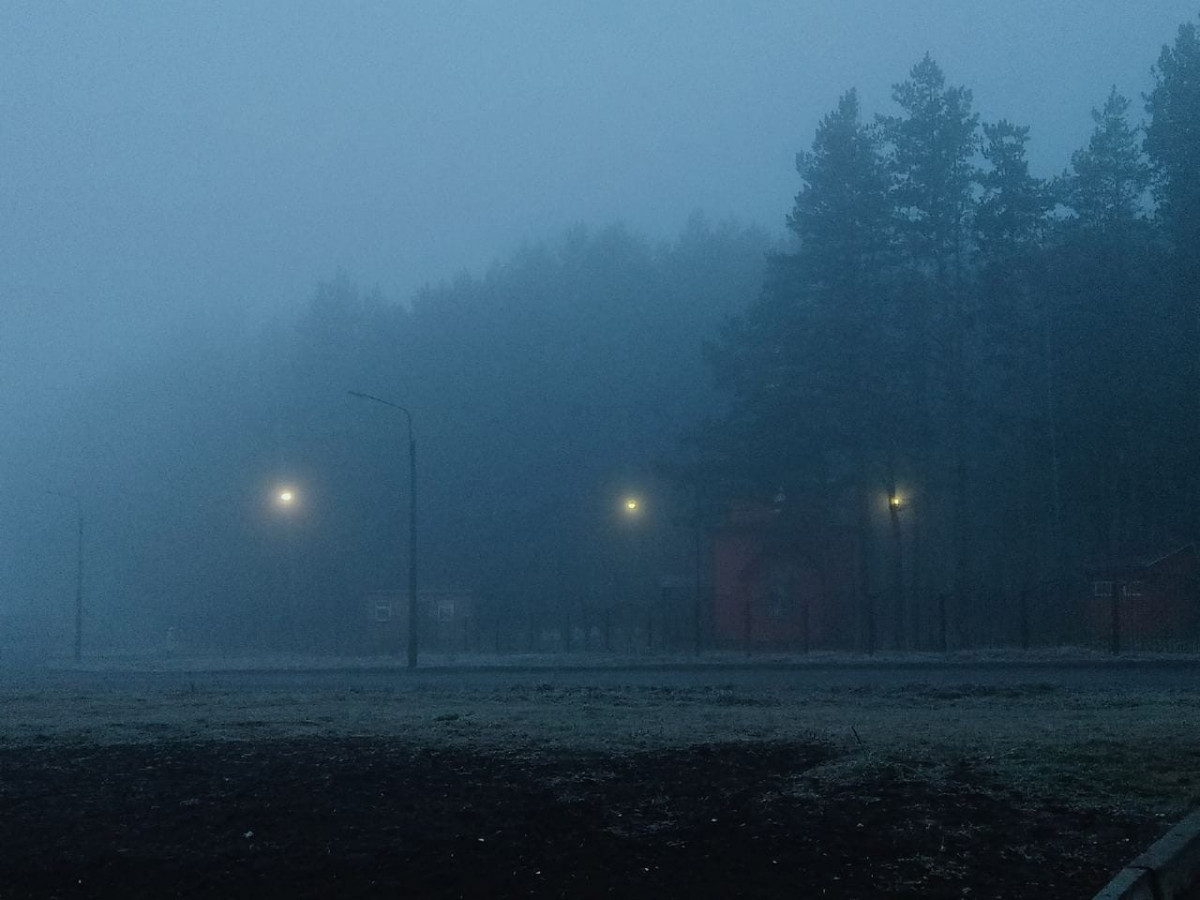 Туман окутал города и посёлки Кузбасса