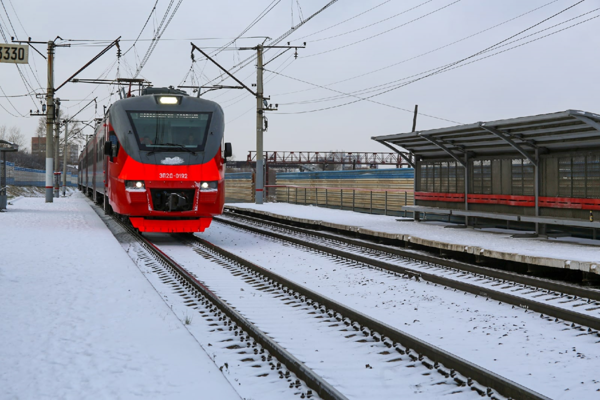 На новогодних праздниках электричка до Новосибирска изменит раcписание