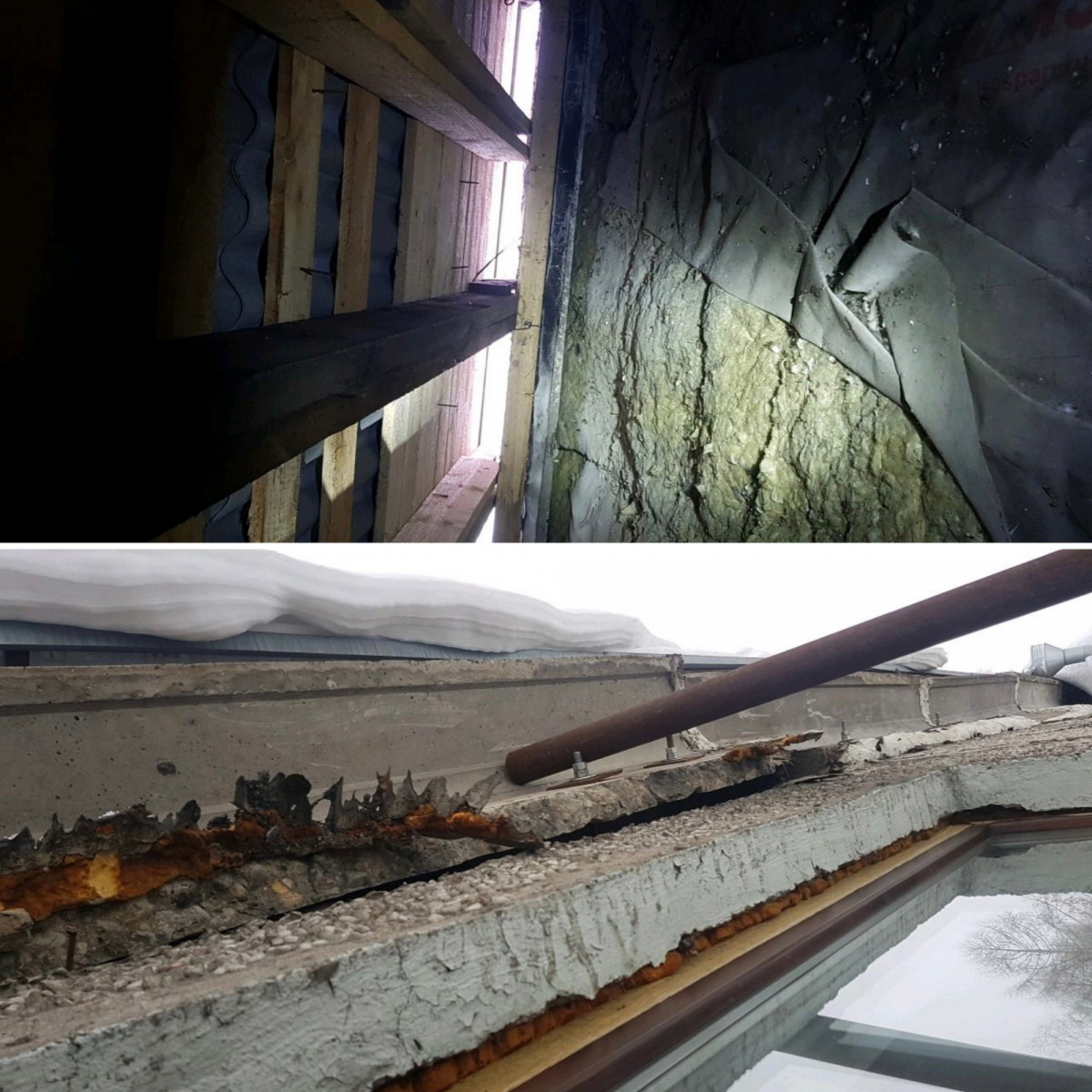 Госжилинспекиця потребовала переделать некачественный ремонт крыши на прокопьевской многоэтажке