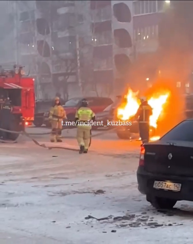 В Кузбассе участились случаи возгорания автомобилей