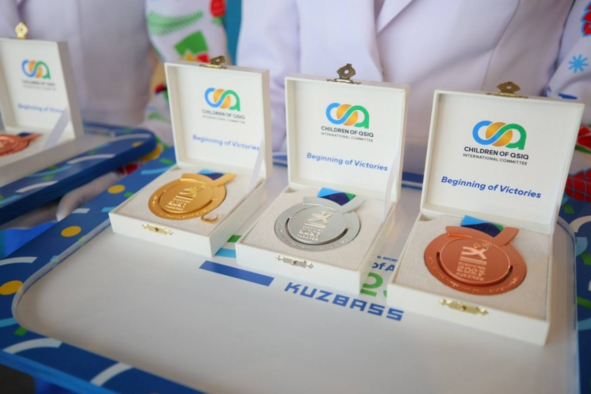 В Кузбассе презентовали медали Международных спортивных игр "Дети Азии"