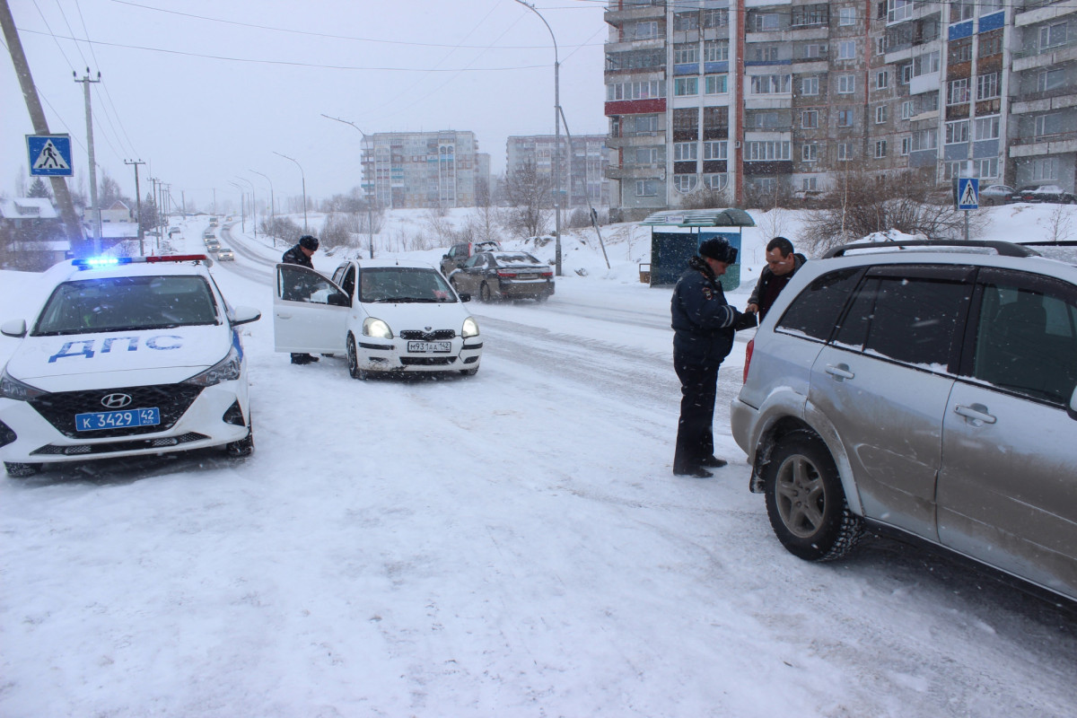 За неделю в Прокопьевске было зарегистрировано более 500 нарушений правил дорожного движения