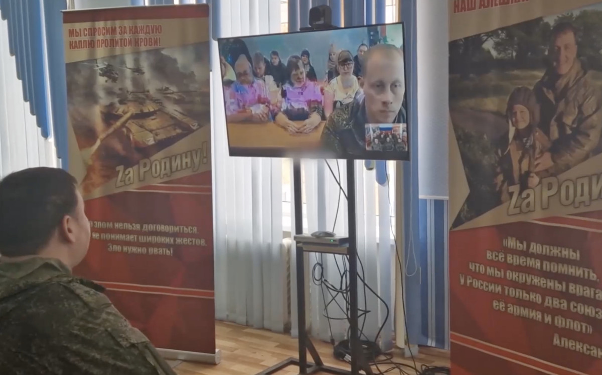 Телемост связал участников СВО из Кузбасса и их семьи