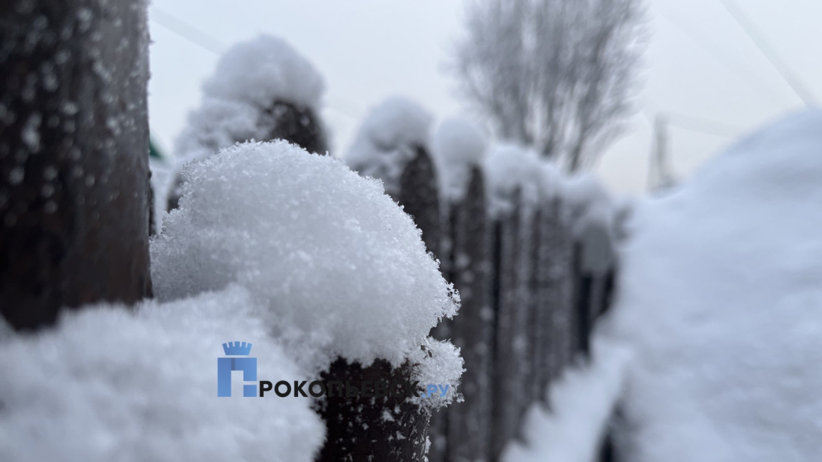 В Прокопьевске в понедельник возможен снег