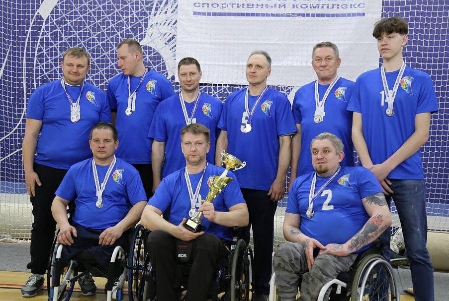 Сборная команда Кузбасса по волейболу сидя завоевала серебряные медали Кубка России