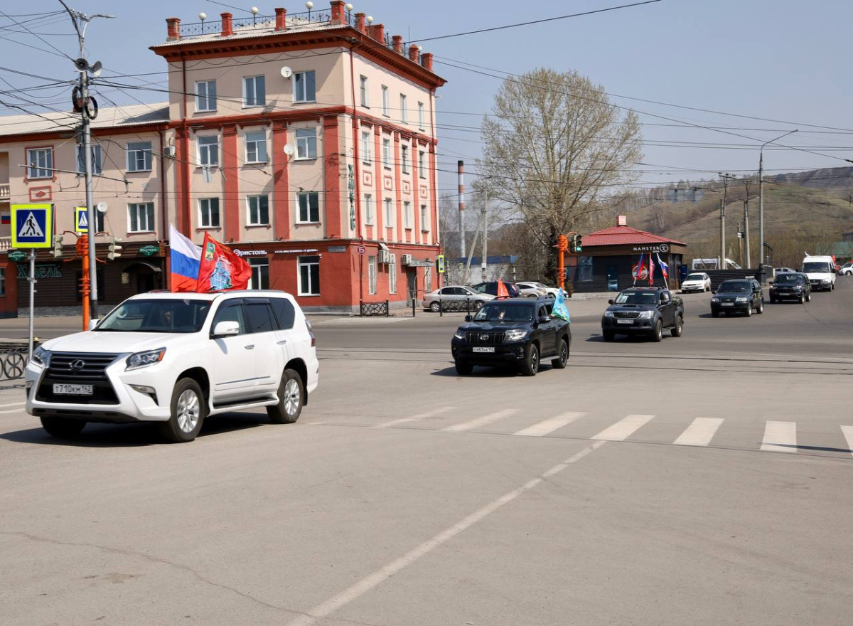 Прокопьевск встретил участников областного автопробега
