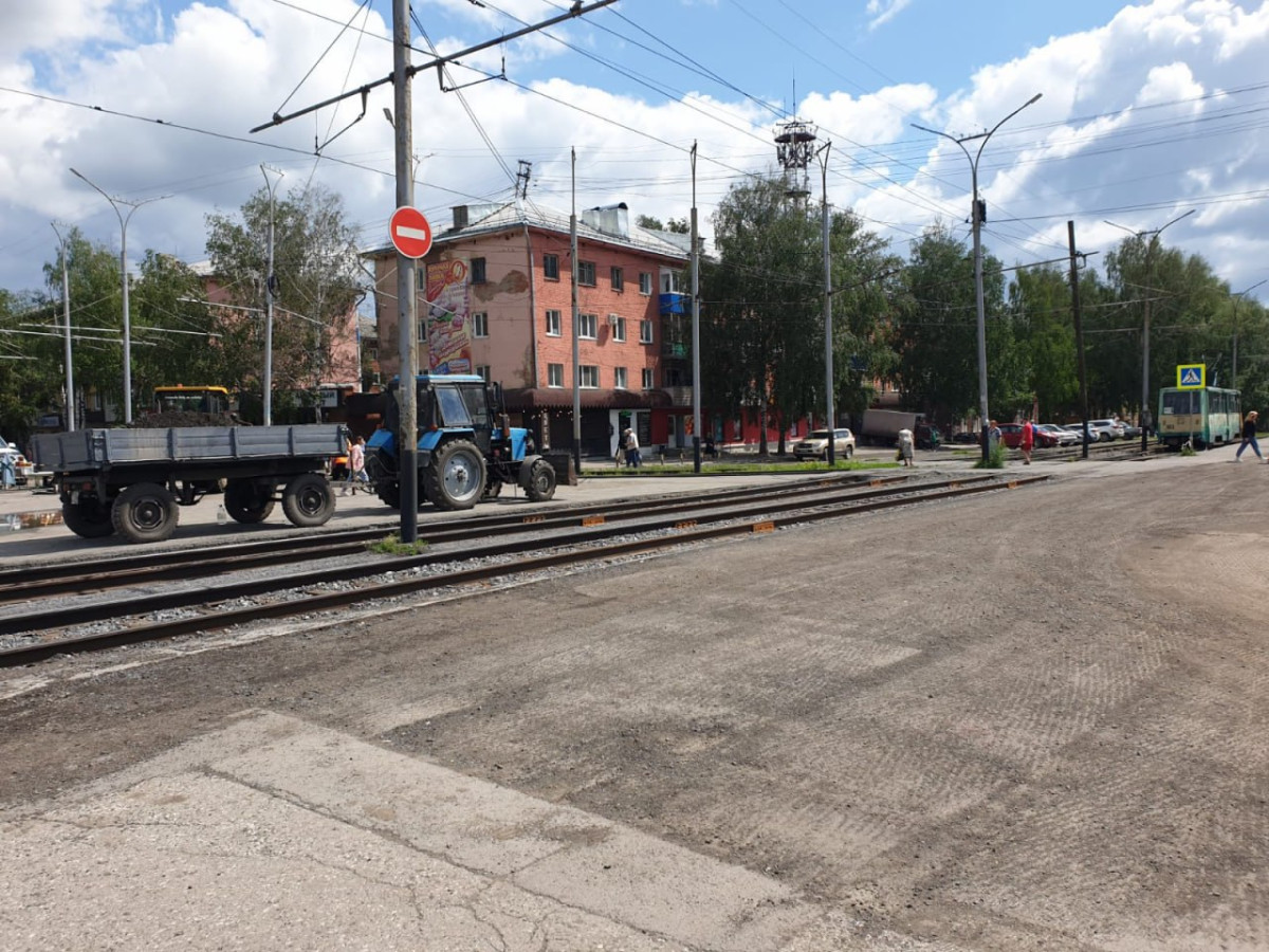На одном из самых проблемных перекрестков Прокопьевска начались ремонтные работы