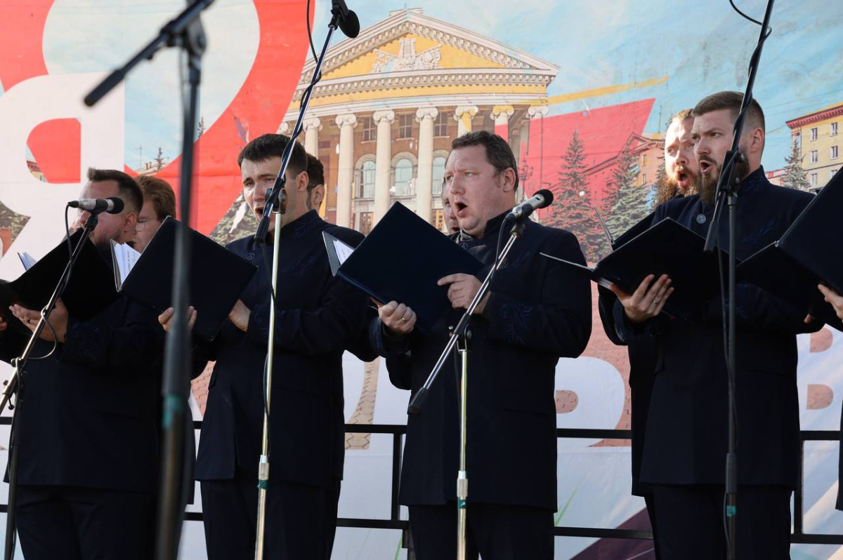 В Прокопьевске выступил хор Сретенского монастыря