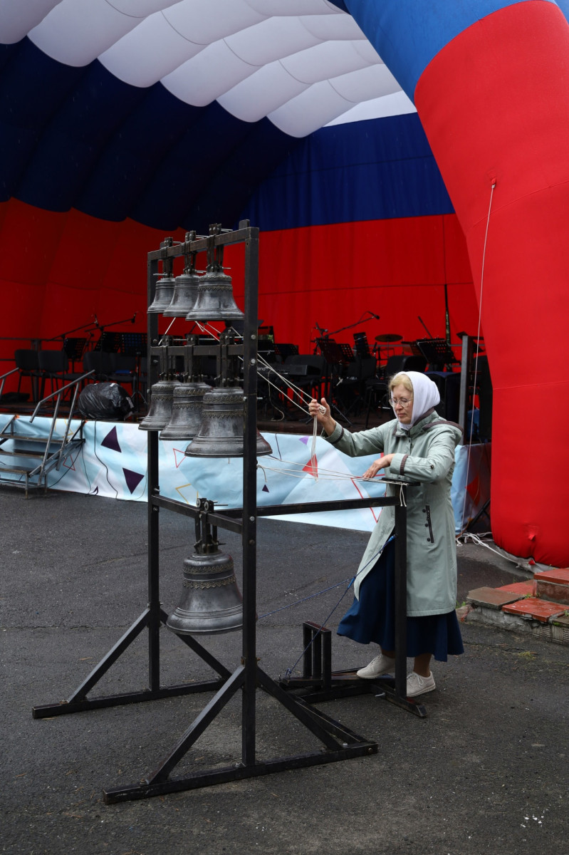 В Прокопьевске прошёл фестиваль ремесленников под звуки колокольного звона