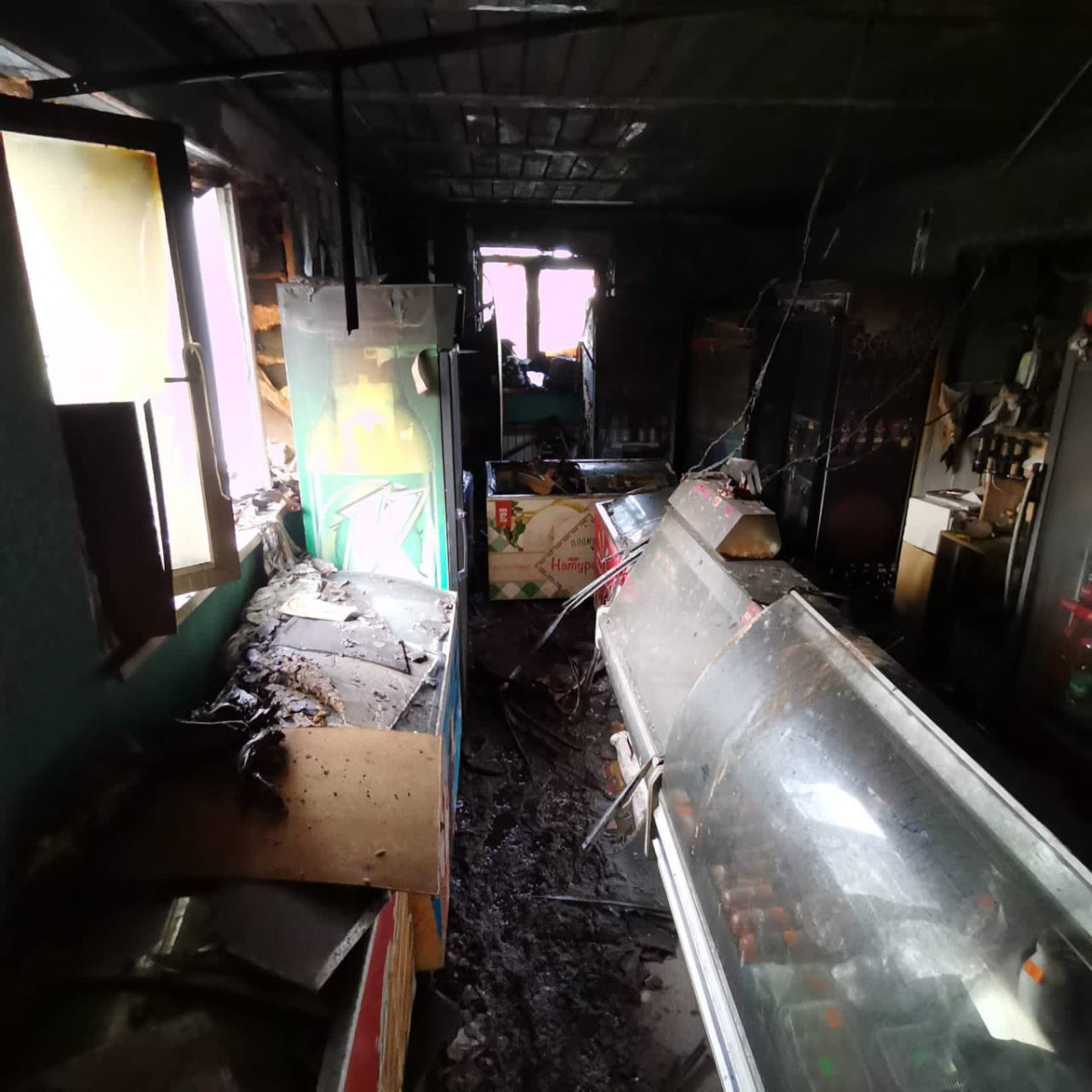 В Кузбассе девочка погибла при пожаре в магазине