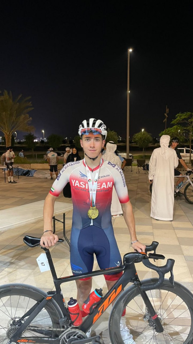 Прокопчанин выиграл велогонку в ОАЭ