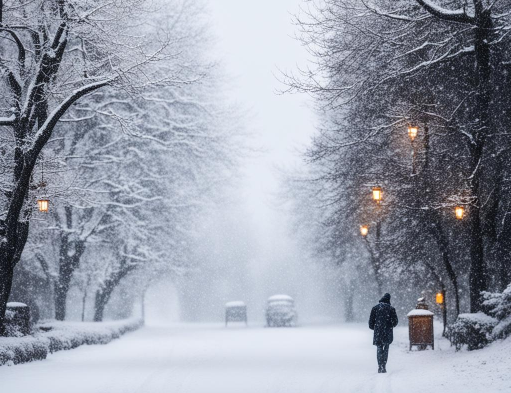 В среду в Прокопьевск придёт пасмурная погода, возможен снег
