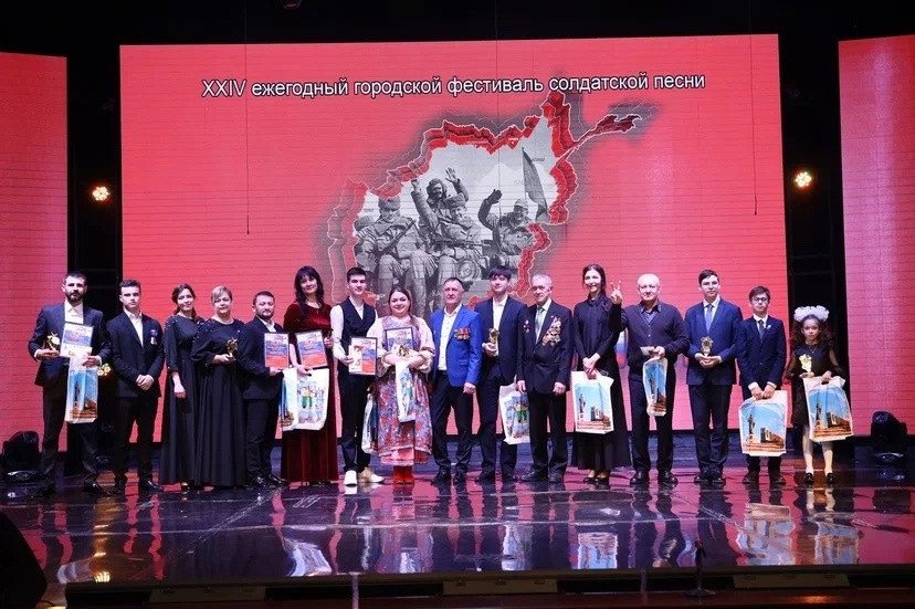 В Прокопьевске наградили участников и победителей фестиваля солдатской песни «Пусть память говорит»