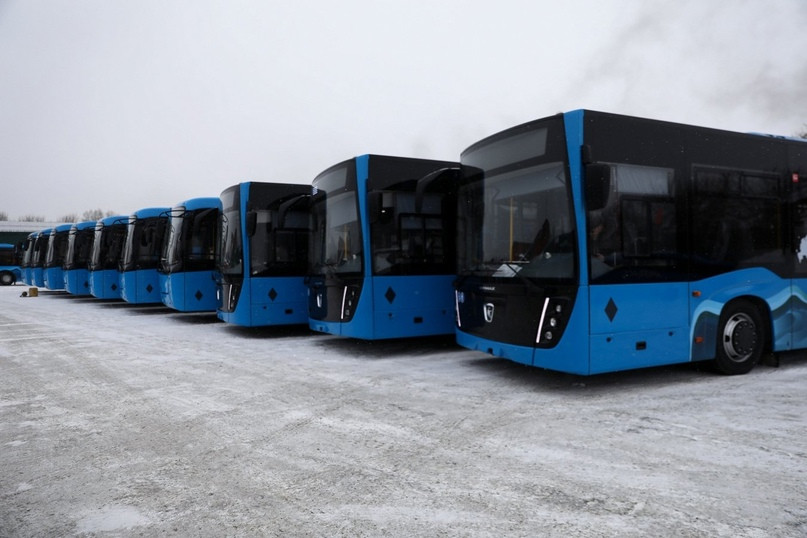 В Кузбассе очередная партия новых автобусов выйдет на линию в марте