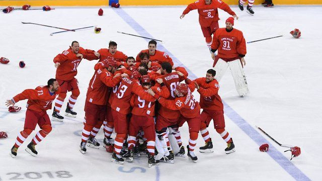 Российские хоккеисты завоевали золото Олимпиады