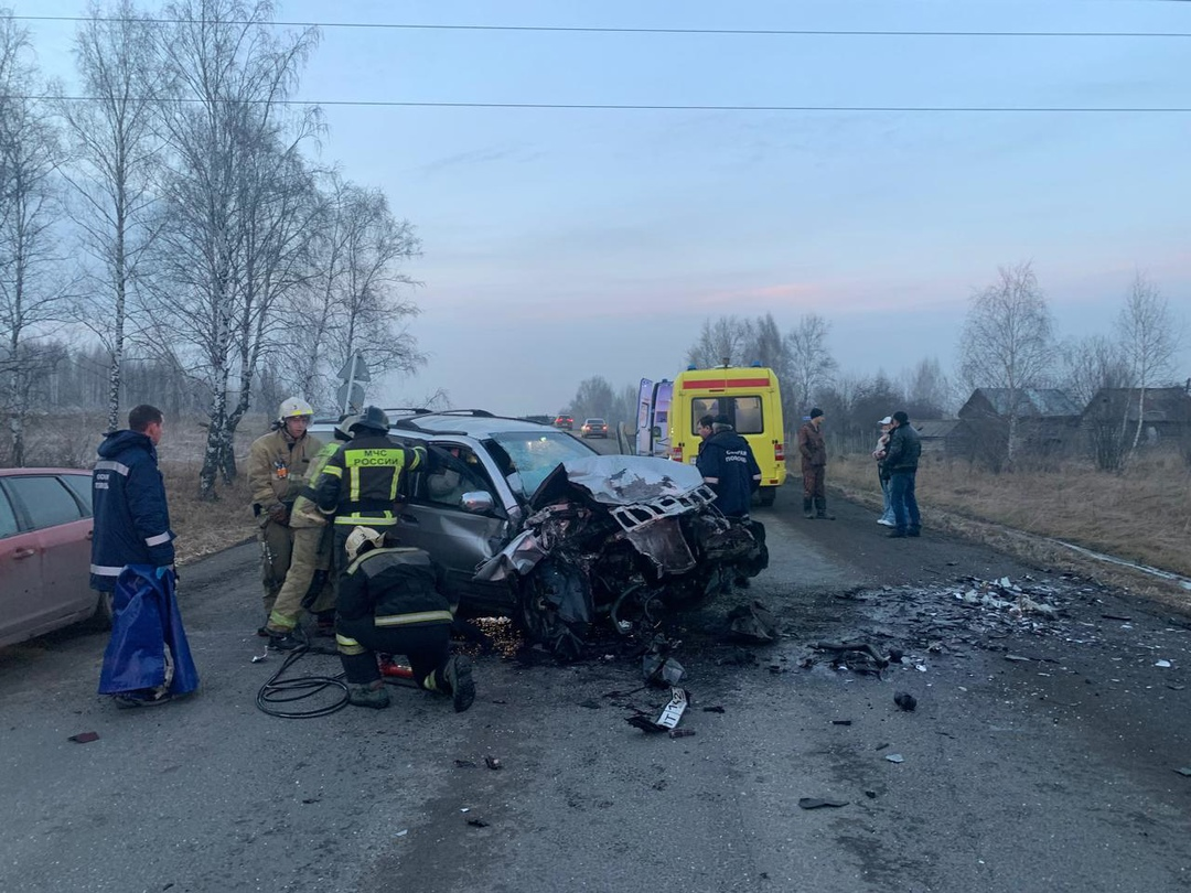 В ДТП на въезде в Прокопьевск со стороны Верх-Егоса пострадали три человека