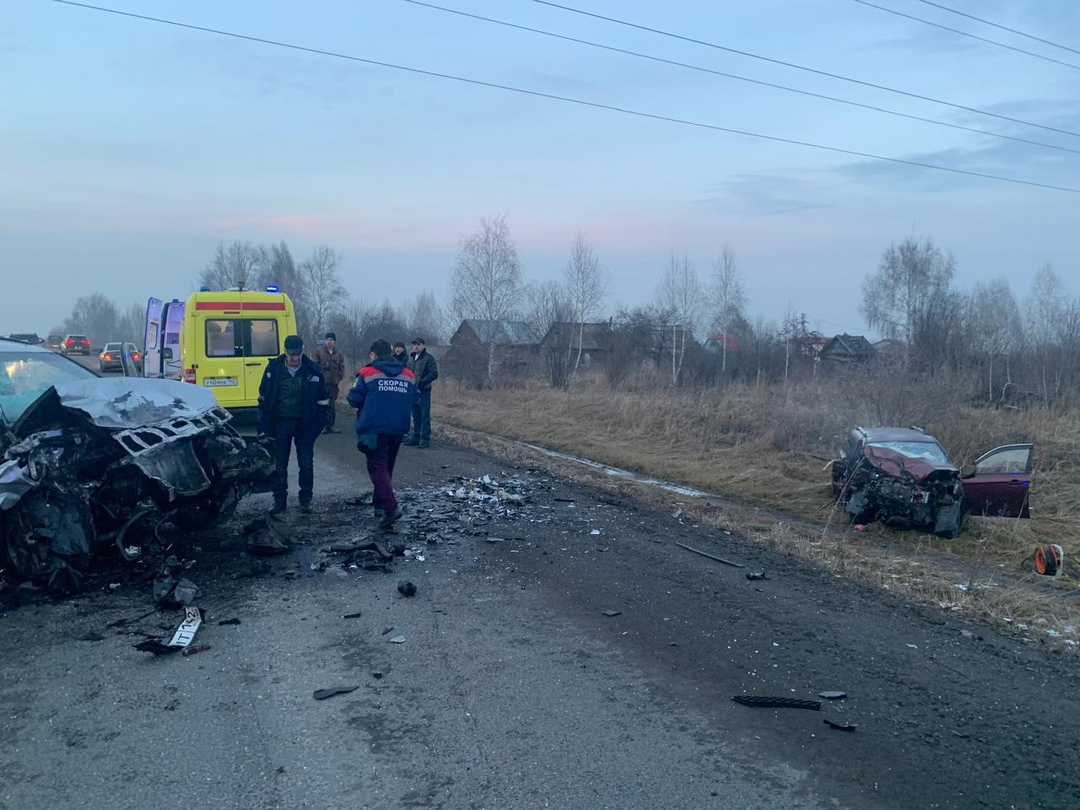 В ДТП на въезде в Прокопьевск со стороны Верх-Егоса пострадали три человека