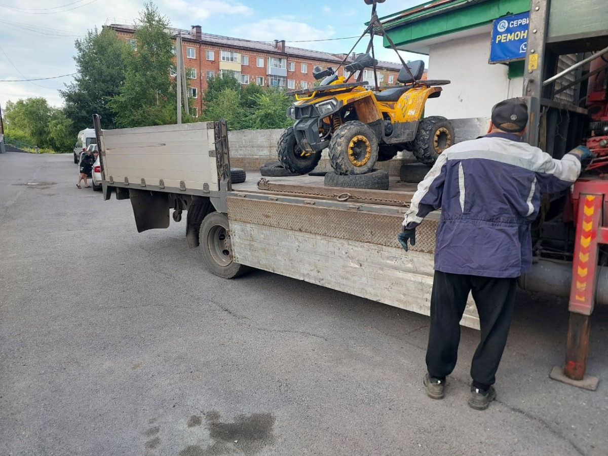 Прокопчанин на квадроцикле собрал "россыпь" штрафов