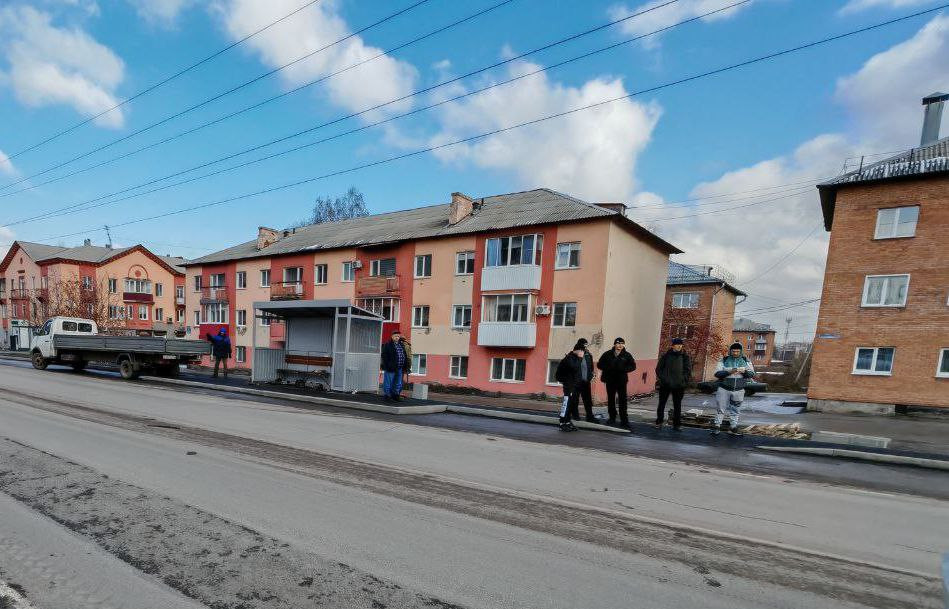 В Прокопьевске по просьбе жителей установили автобусные остановки