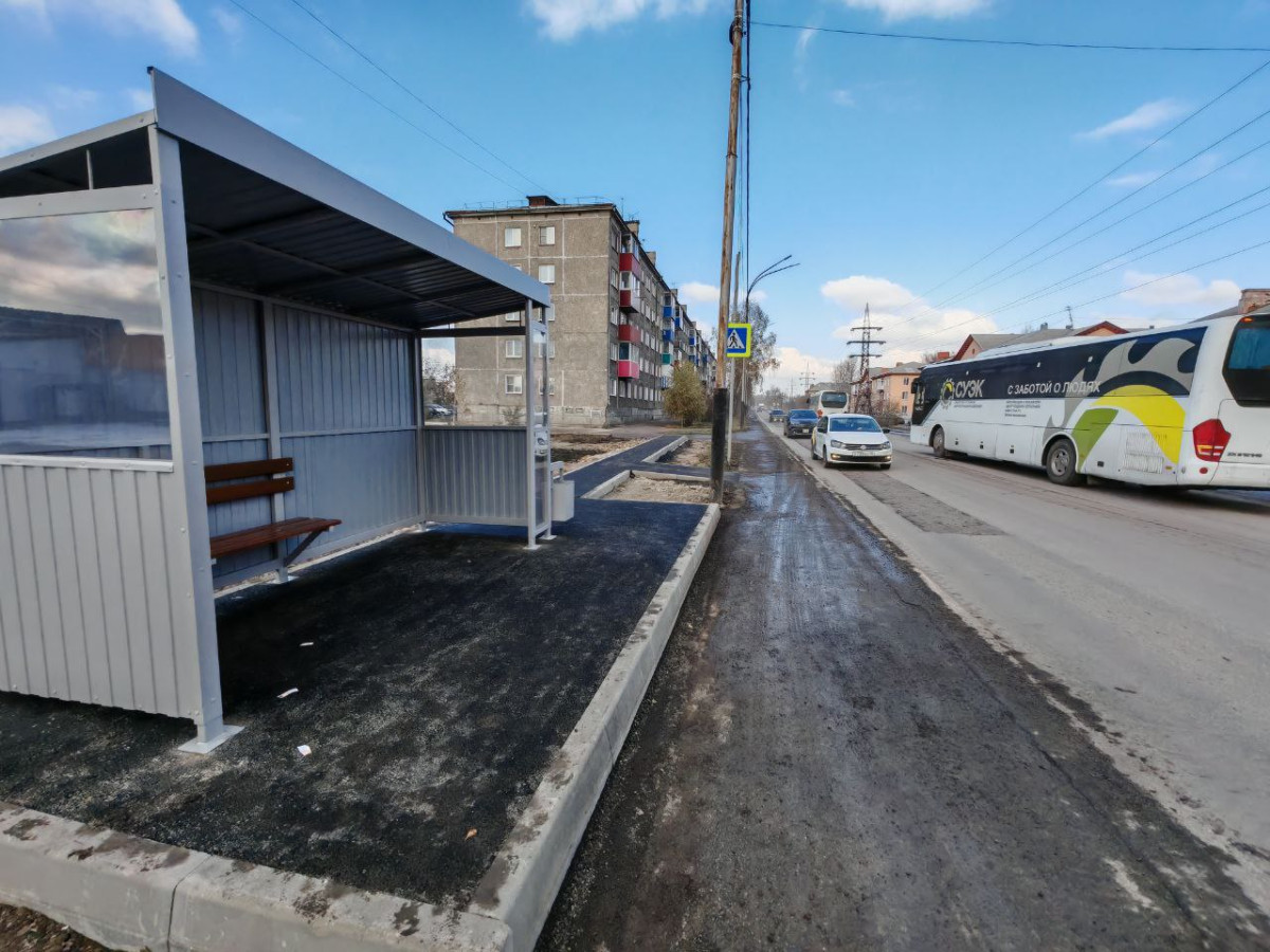 В Прокопьевске по просьбе жителей установили автобусные остановки