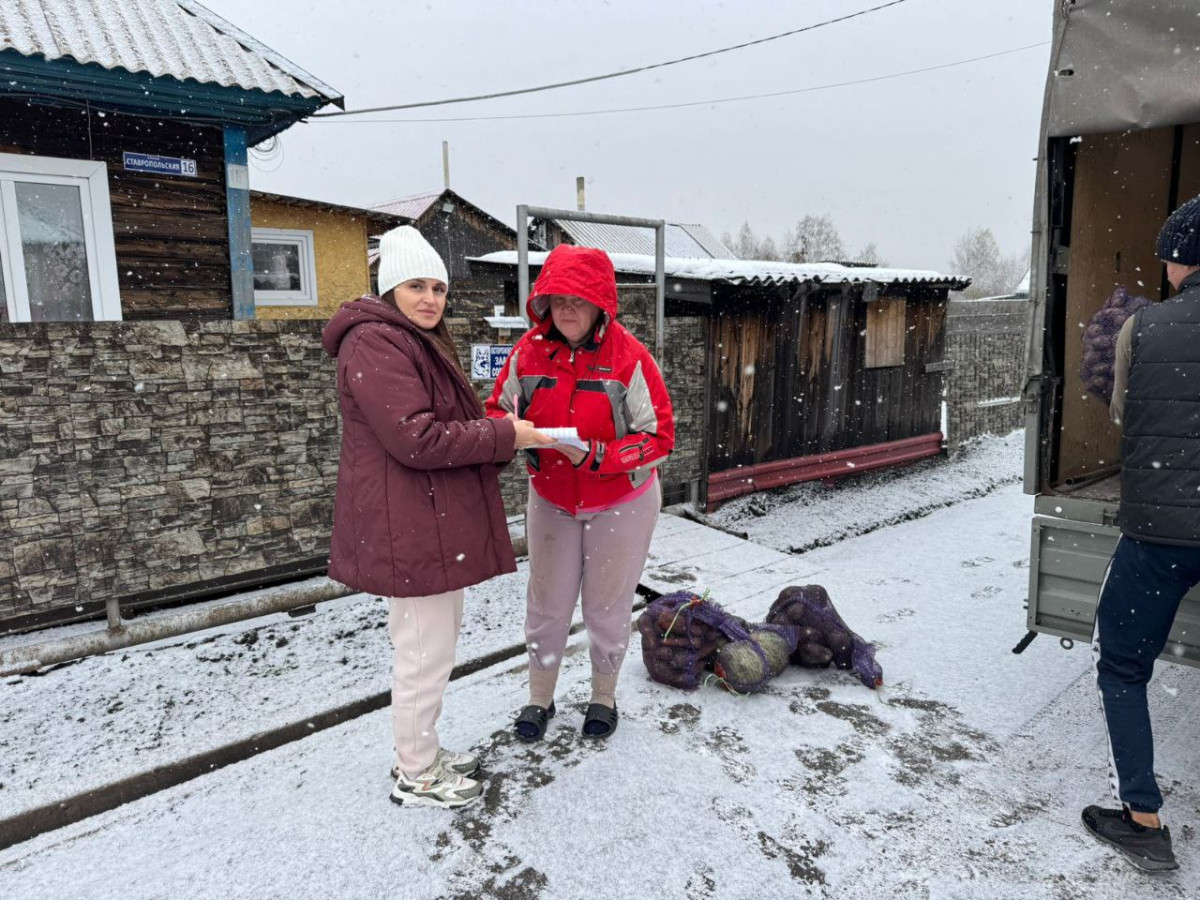 Прокопчанам доставляют по 80 килограммов овощей Прокопчанам доставляют по 80 килограммов овощей