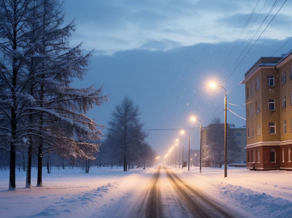 Последнее воскресенье 2025‑го в Кузбассе: снег, метель и порывистый ветер