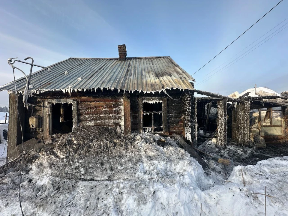 В Кузбассе в двух пожарах погибли два человека