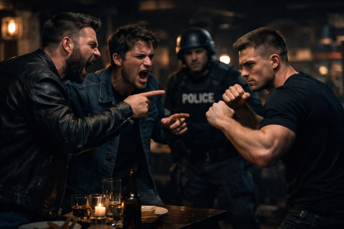 Отдых в ресторане для троих прокопчан продолжился в отделении полиции Отдых в ресторане для троих прокопчан продолжился в отделении полиции