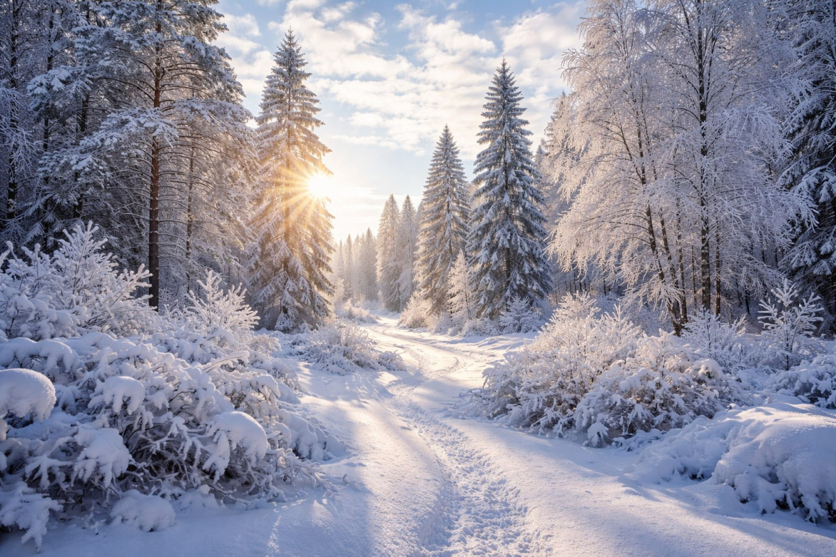 В воскресенье в Кузбассе ночью морозно, а днём около -1