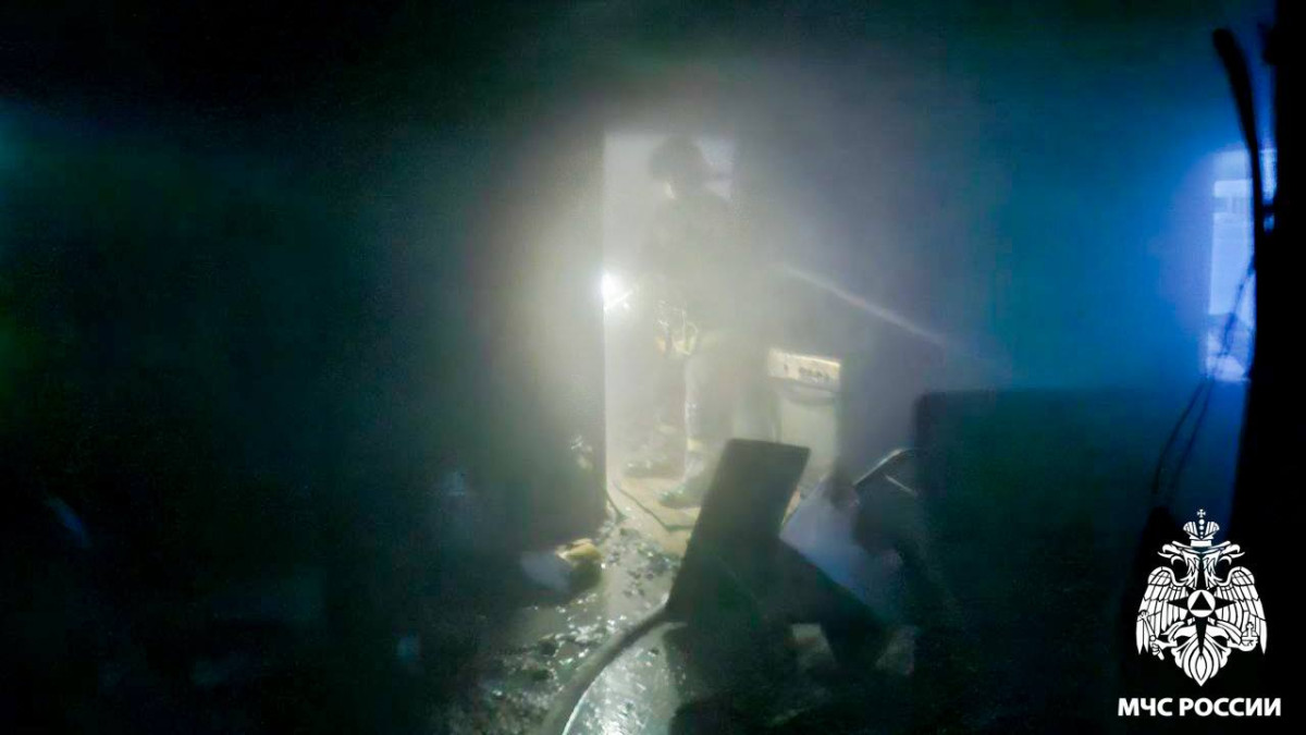 В Прокопьевске произошёл пожар в частном доме на ул. Углекопская