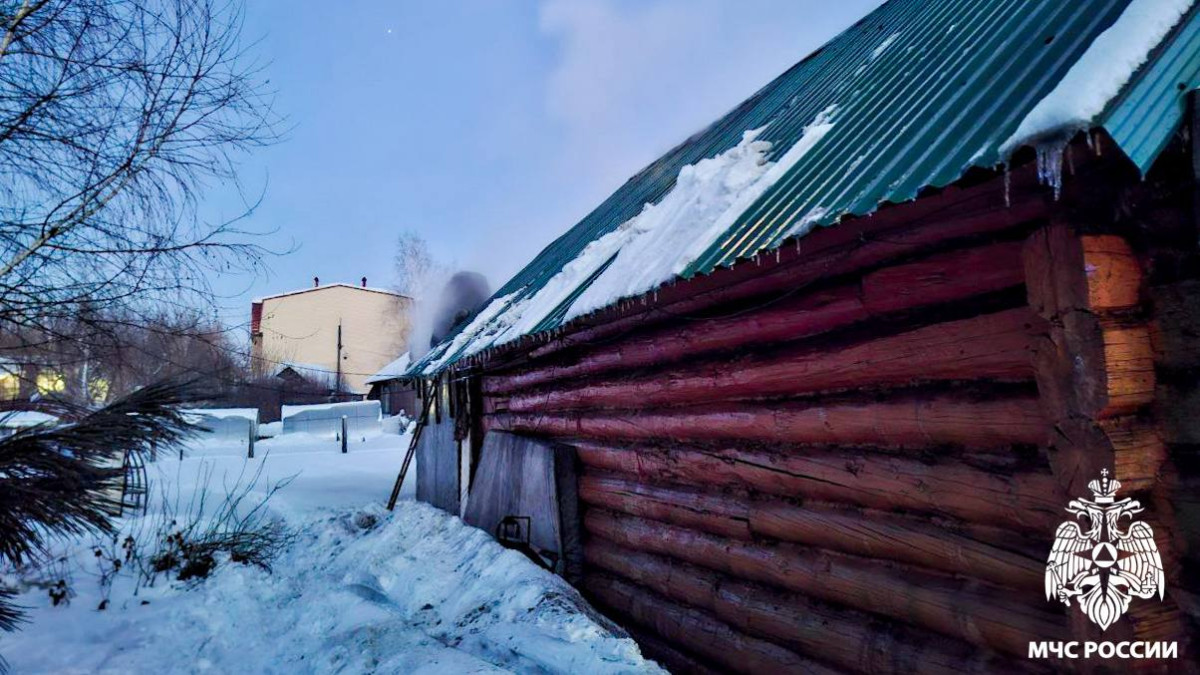 В Прокопьевске произошёл пожар в частном доме на ул. Углекопская