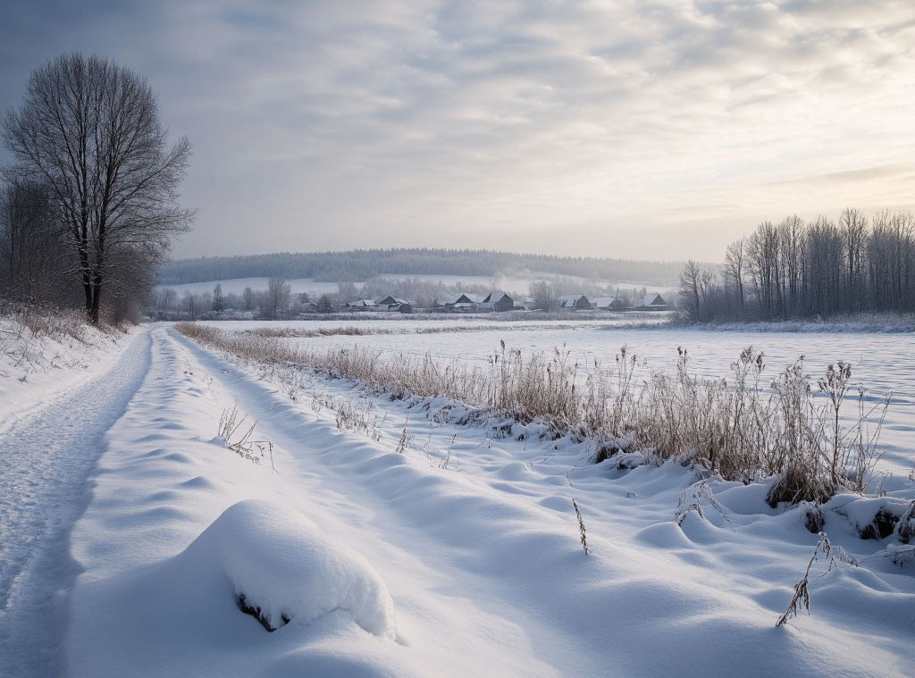 Мороз и снег. Сибирская зима продолжается